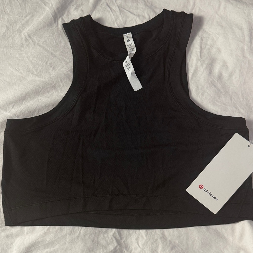 lululemon athletica Black Crop Top